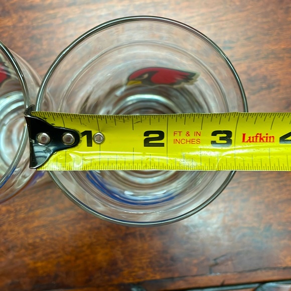 Set of 2 Different Bud Light Arizona Cardinals Pint Glasses - Picture 7 of 8